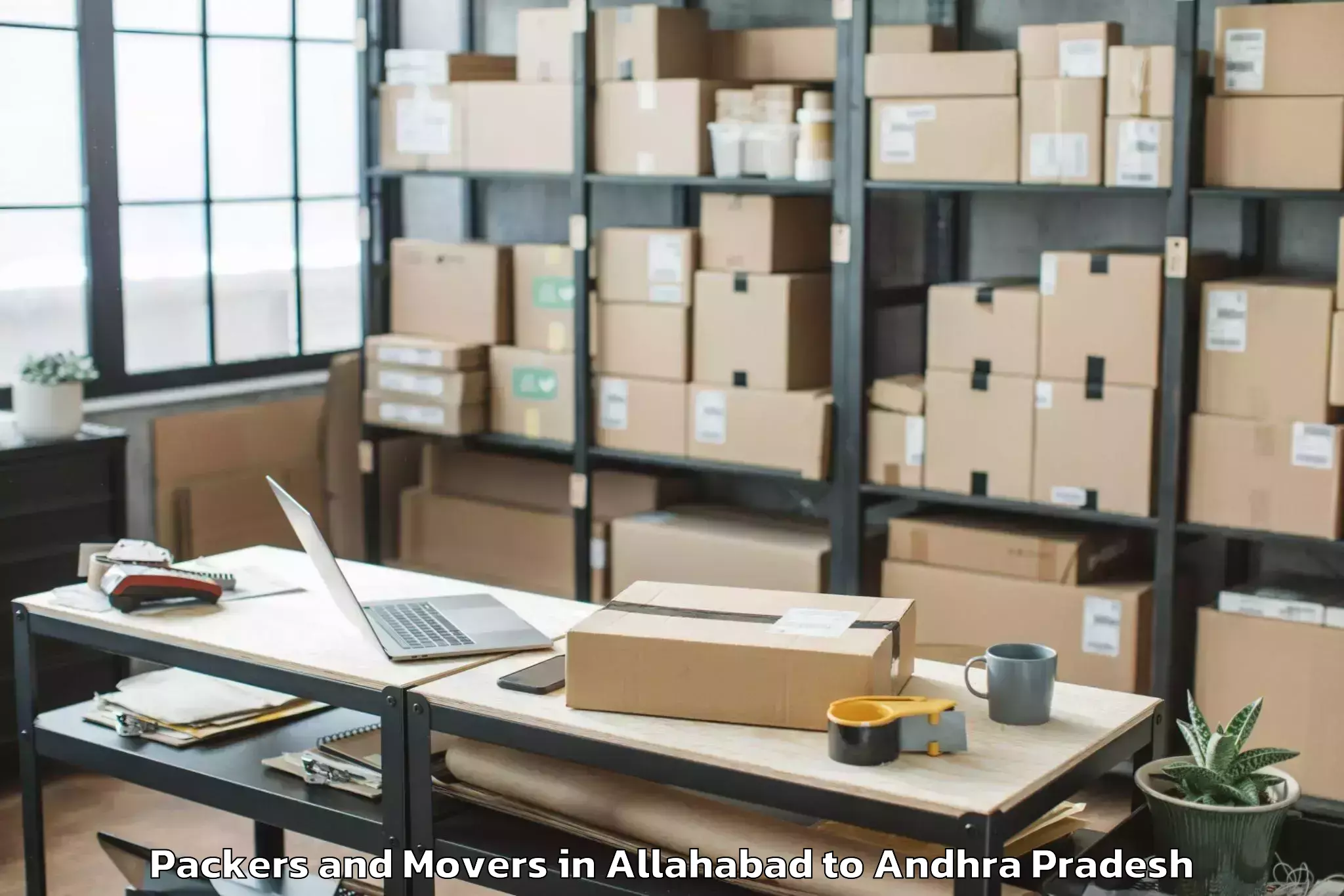 Reliable Allahabad to Poduru Packers And Movers